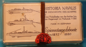 Spierentorpedoboot "Thornycroft", "Normand" und "Yarrow" Bausatz (je 1 St.) 1880/78/75 Historia Navalis HN 513-515 in 1:500